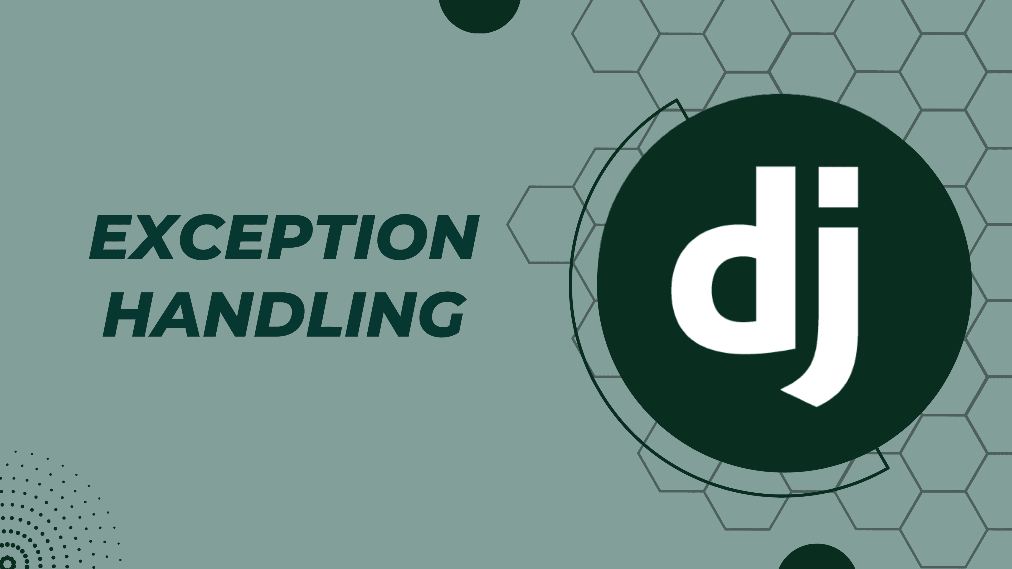 Exception handling in DRF
